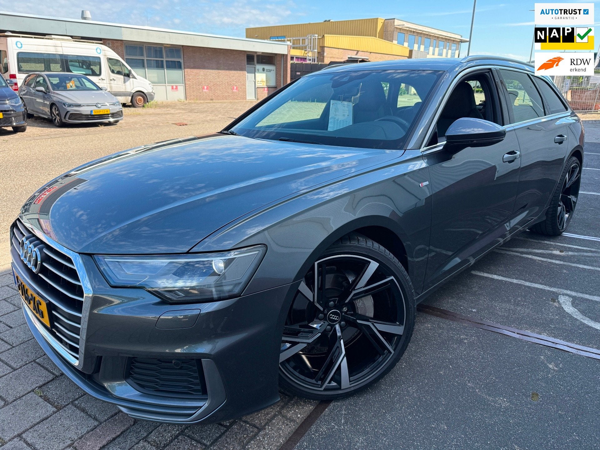 Audi A6 Avant 45 TFSI 2020 HYBRID S-LINE EDITION 21-INCH DSG, Auto's, Audi, Dealer onderhouden, Gebruikt, 4 cilinders, Hybride Elektrisch/Benzine