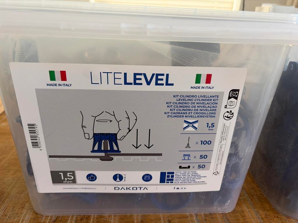 Zylonder Litelevel nivelleersysteem voor tegels - Nieuw, Ophalen of Verzenden, Nieuw, Vloertegels