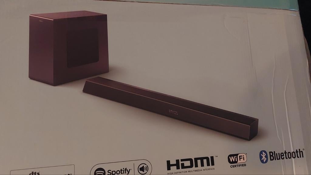 Philips TAB8905/10 Soundbar met Draadloze Subwoofer, Ophalen of Verzenden, Bluetooth, Nieuw