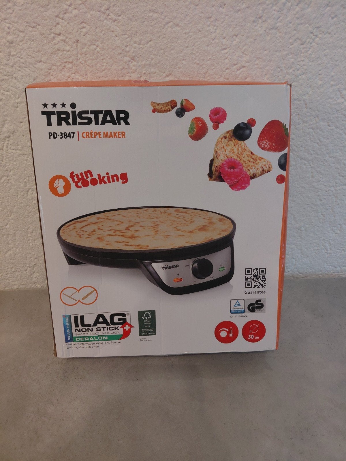 Tristar PD-3847 Crêpe Maker - Nieuw in doos!, Ophalen, Nieuw