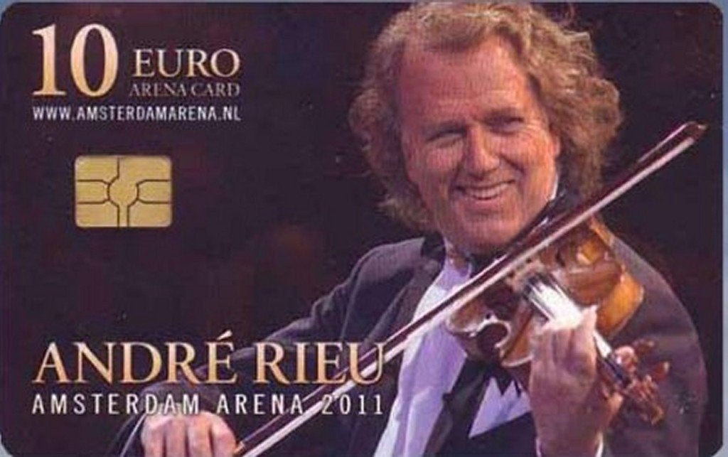 ArenA kaart A123 André Rieu Amsterdam Arena 2011 gebruikt, Ophalen of Verzenden, Nederland