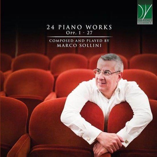 Marco Sollini - 24 Piano Works Opp. 1-27 ( nieuw in seal ), Cd's en Dvd's, Cd's | Klassiek, Nieuw in verpakking, Overige typen