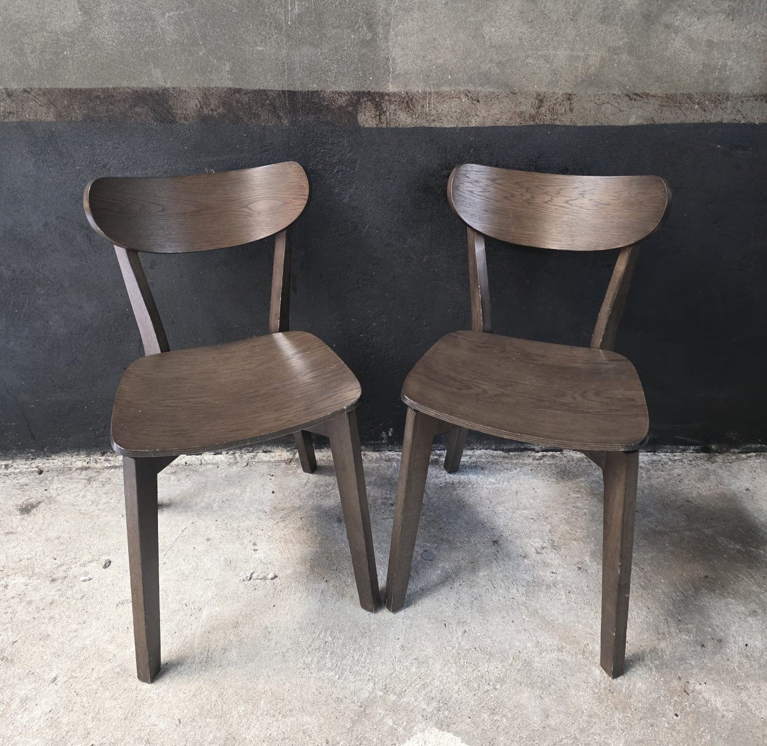 12 x Deense houten stoelen eetkamerstoelen cafe horeca Teak, Ophalen of Verzenden, Zo goed als nieuw, Bruin, Vijf, Zes of meer stoelen