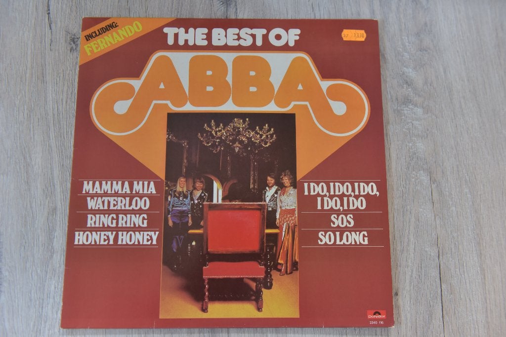 VINYL - ABBA - THE BEST OF ABBA POLYDOR 2340 115, LP, Inclusief binnenhoes, Zo goed als nieuw, 12 inch