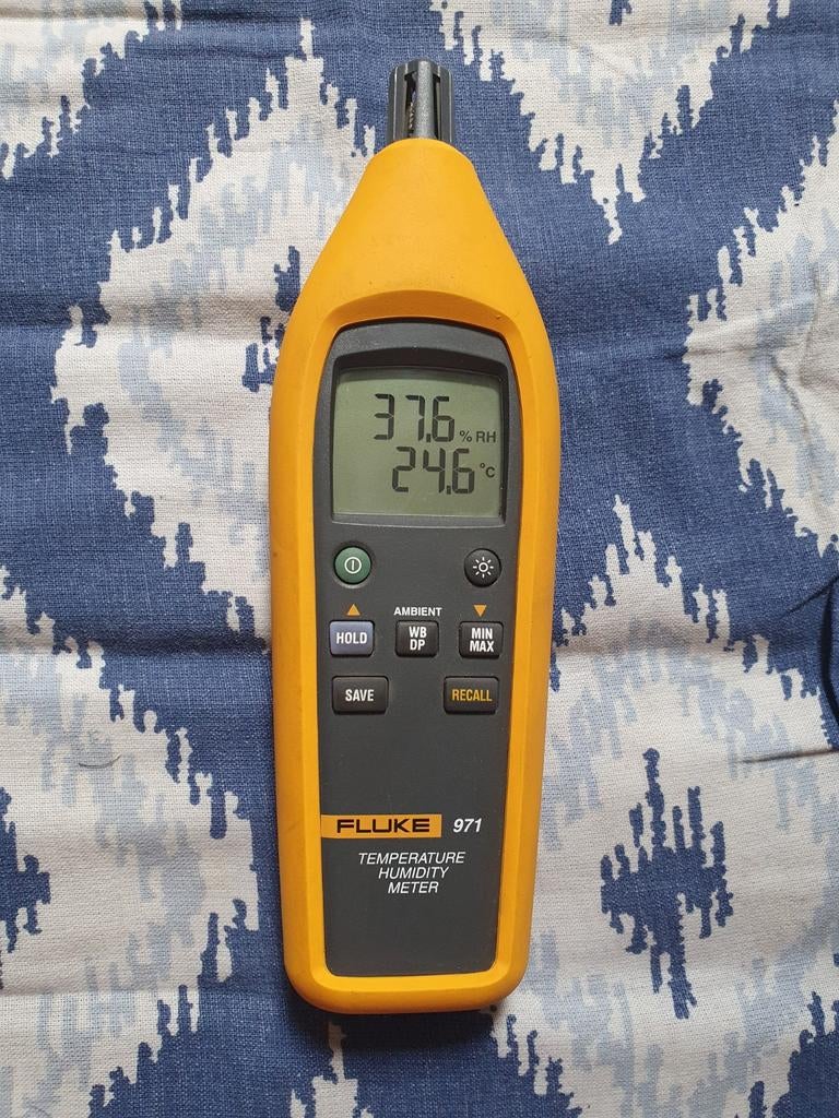 Fluke 971 Temperatuur En Vochtigheidsmeter, Doe-het-zelf en Verbouw, Ophalen of Verzenden, Gebruikt, Temperatuur