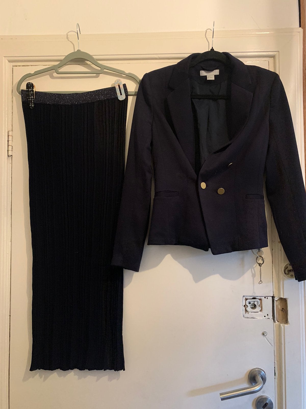 Zara Rok & H&M Blazer - Maat 36, Zwart, Ophalen of Verzenden, Knielengte, Maat 36 (S)