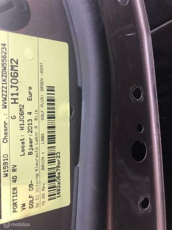Portier deur rechts voor Volkswagen golf plus, Auto-onderdelen, Gebruikt, Deur