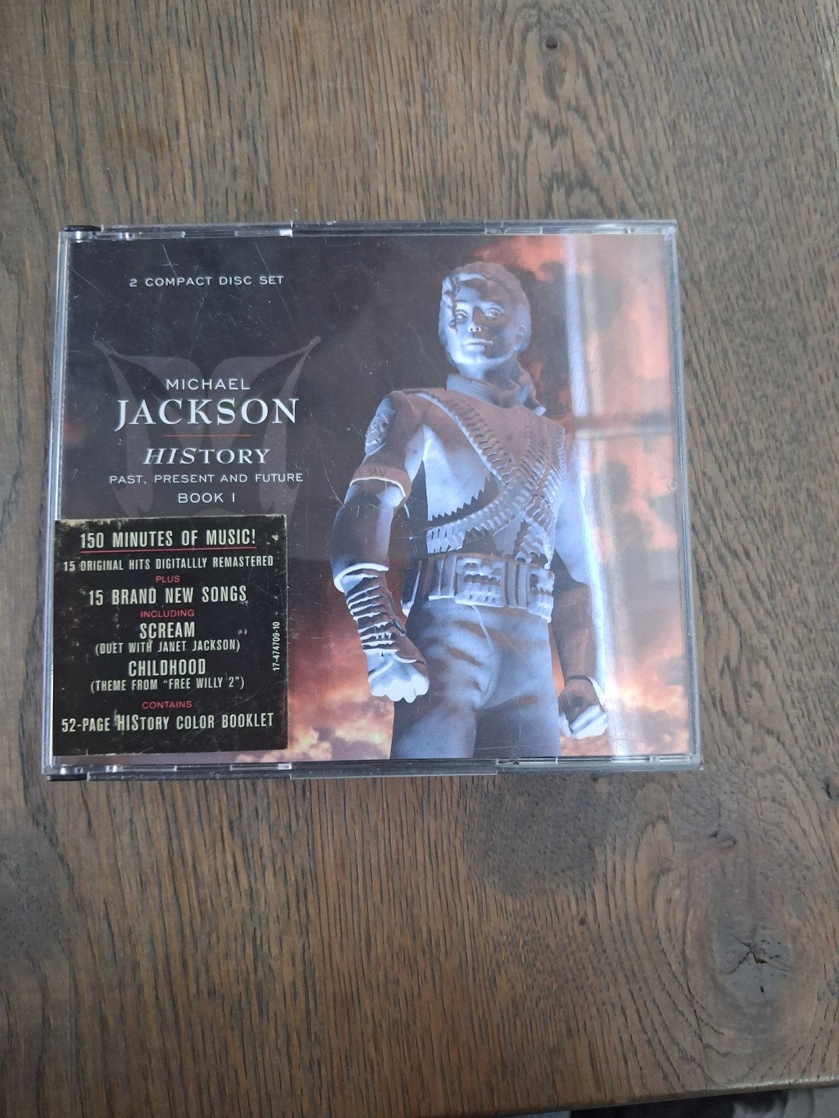 Michael Jackson - HIStory: Past, Present and Future Book I, Gebruikt, Pop, Ophalen of Verzenden, Inclusief boekje