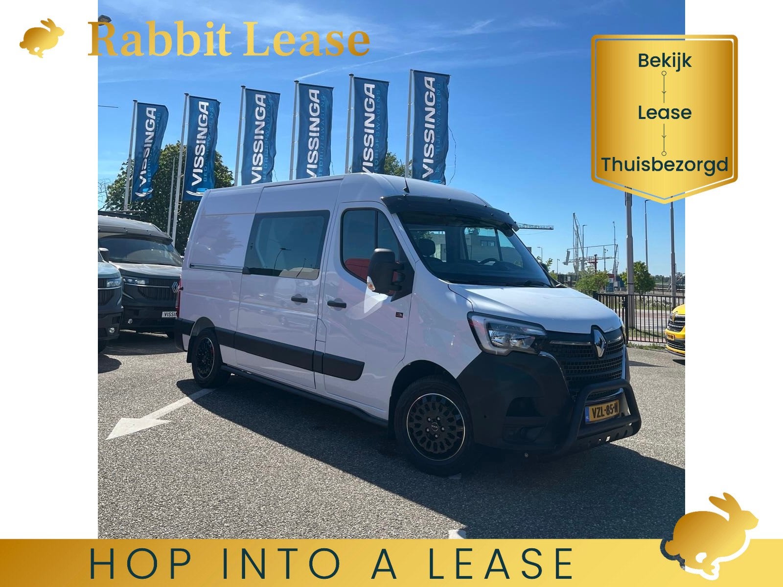 Renault Master T35 2.3 dCi 180 pk dubbele cabine 599 p/m Lea, Voorwielaandrijving, Gebruikt, Euro 6, 4 cilinders