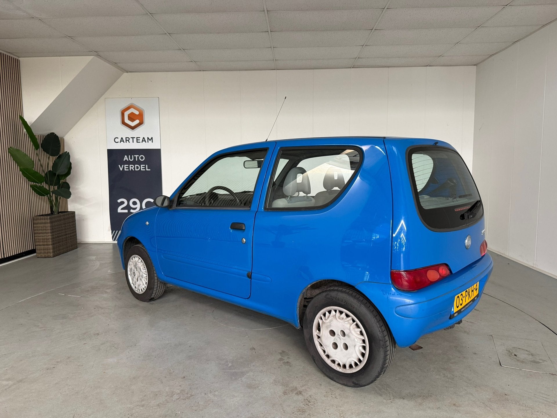 Fiat Seicento 1.1 Active Fietsen trekhaak, Voorwielaandrijving, 4 cilinders, Blauw, Handgeschakeld