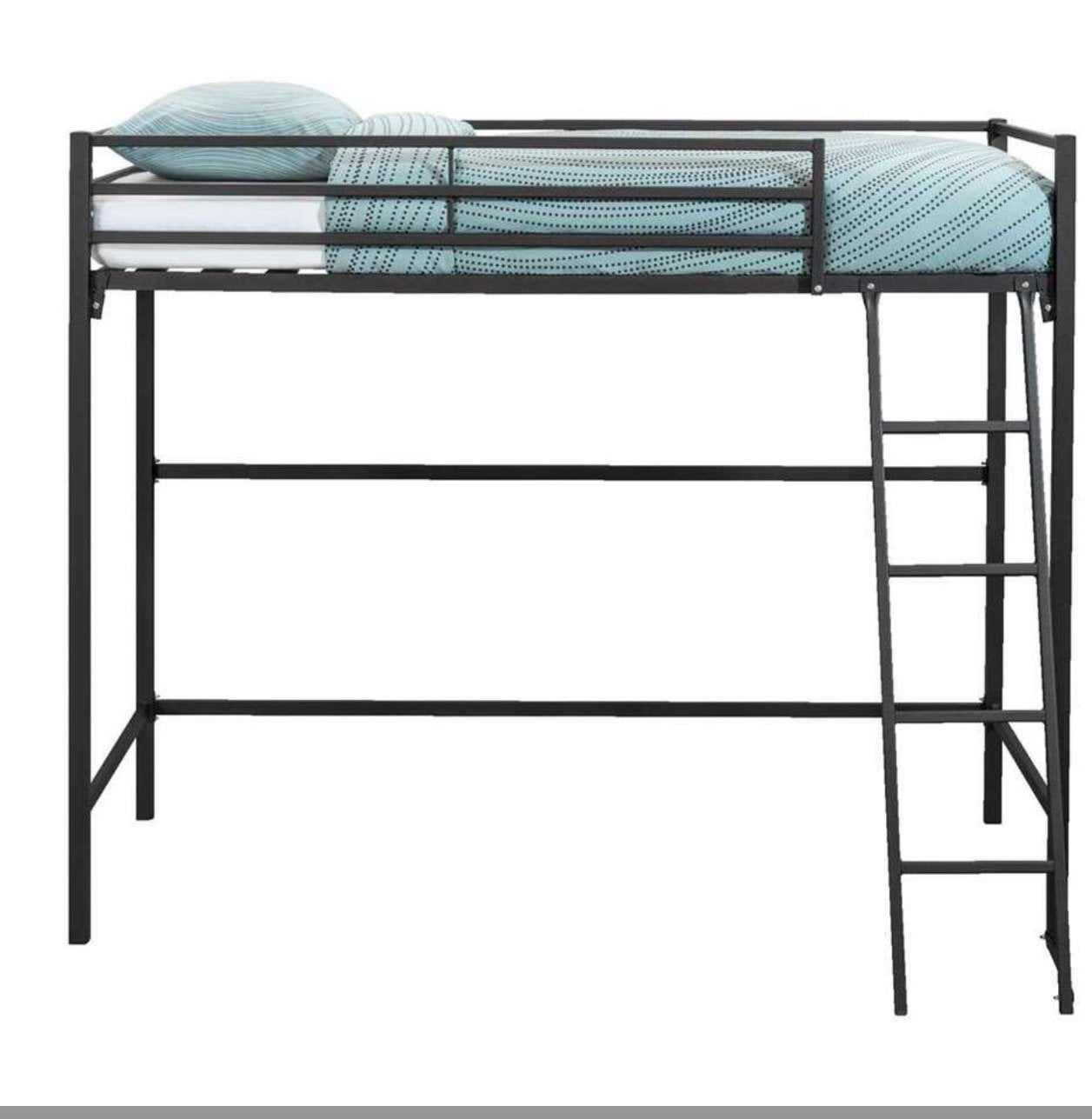 Stevig hoogslaper bed in nette staat Mats van Leenbakker., Ophalen, Gebruikt, Eenpersoons, 160 tot 180 cm