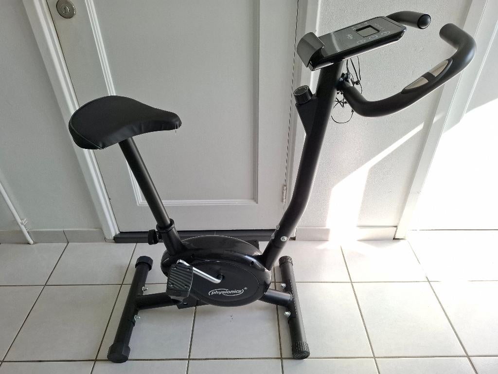 Hometrainer Physionics - verstelbaar zadel en trapkracht, Ophalen, Rug, Zo goed als nieuw, Metaal