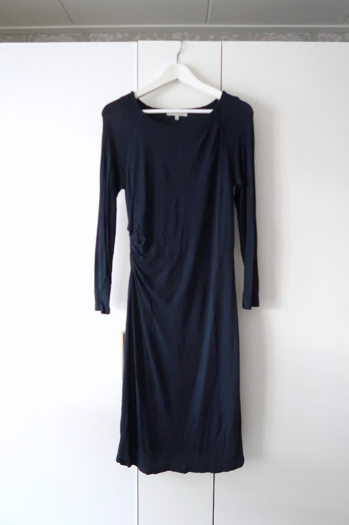 Selected Femme jurk met plooi - Blauw, Kleding | Dames, Jurken, Maat 38/40 (M), Blauw, Selected Femme, Ophalen of Verzenden