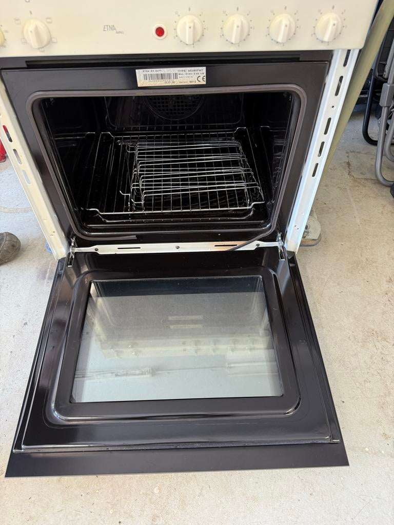 Etna keramische kookplaat met Oven inbouw, Ophalen, Gebruikt, 60 cm of meer, Grill