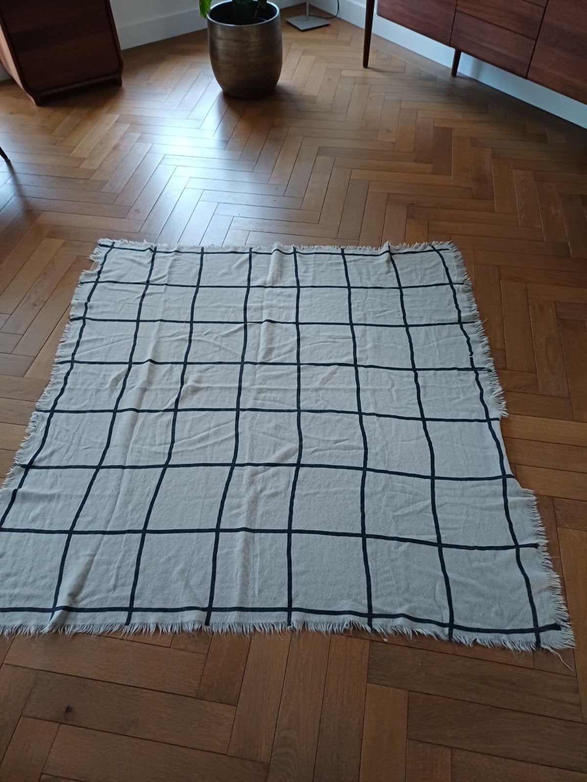 Grote wollen sjaal van Zuss - 1.40x1.40m, Kleding | Dames, Zuss, Ophalen of Verzenden, Sjaal