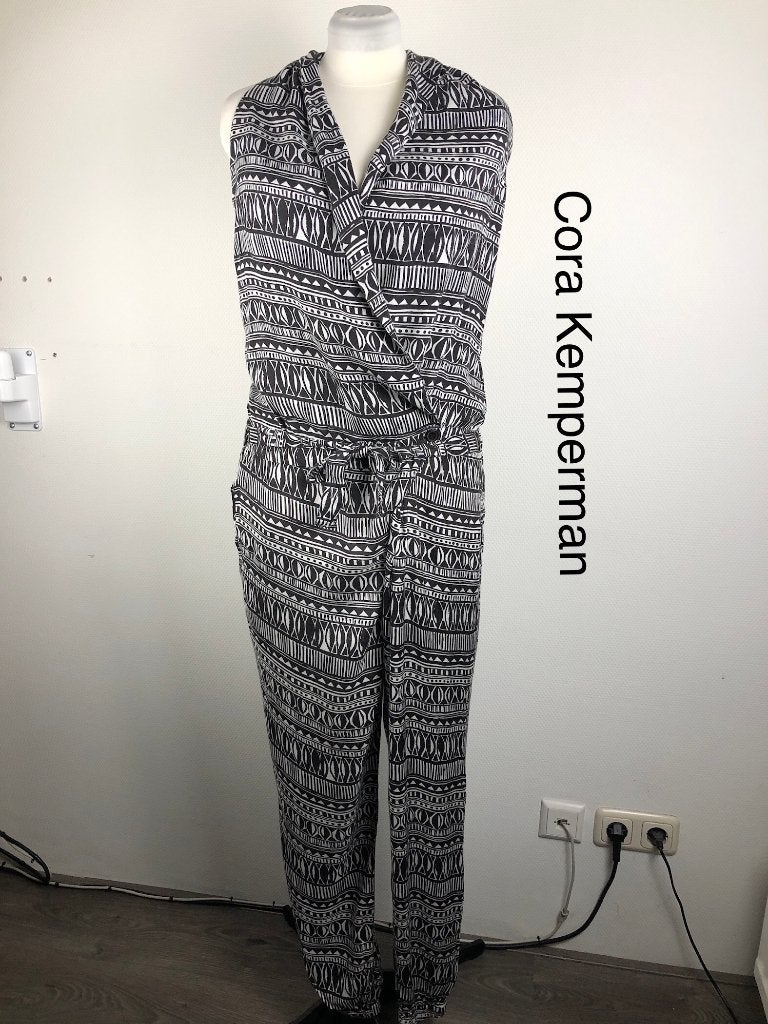 Cora Kemperman Jumpsuit  (mt: 42) 15,6/7974, Kleding | Dames, Zwart, Maat 42/44 (L), Cora Kemperman, Ophalen of Verzenden