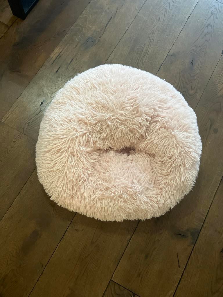Mand voor kat of kleine hond roze, Ophalen, Pluche