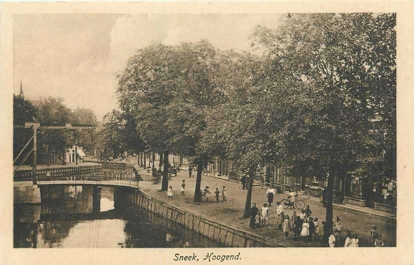 380-776-029 Sneek  Hoogend, Verzenden, Voor 1920, Friesland