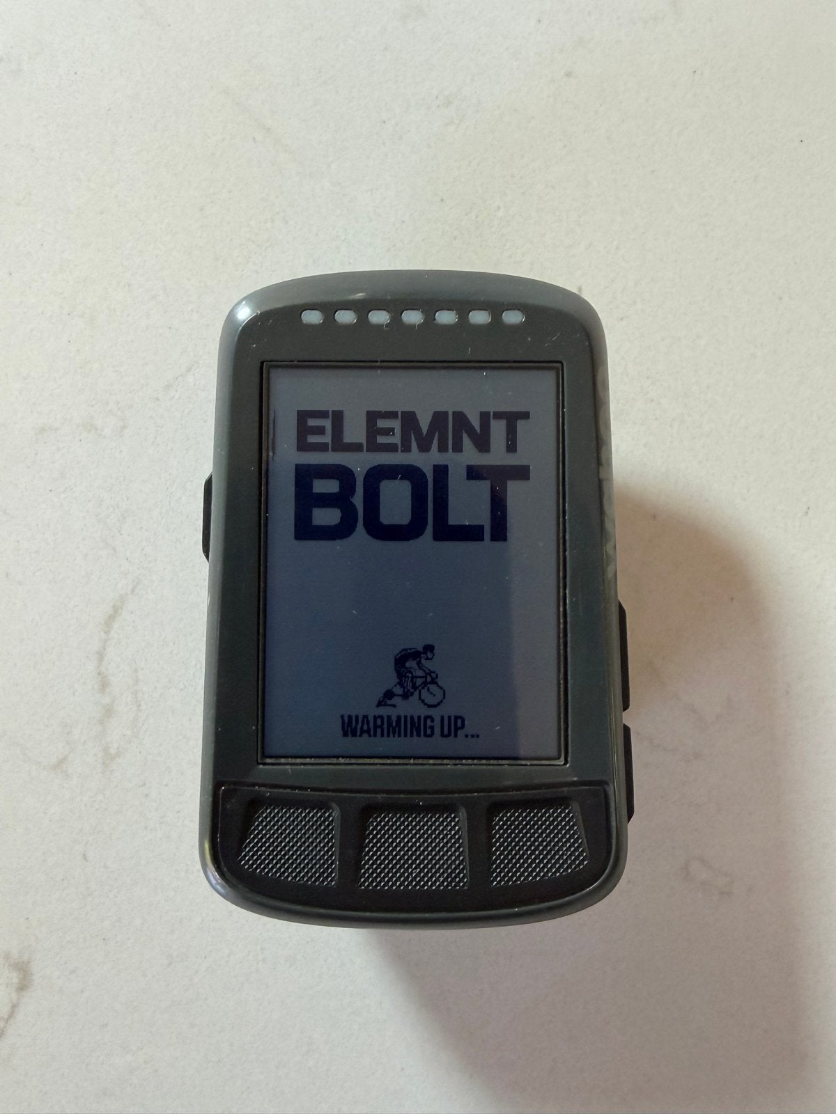 Wahoo Elemnt Bolt v1 met originele houder, Fietsen en Brommers, Fietsaccessoires | Fietscomputers, Gebruikt, GPS, Ophalen