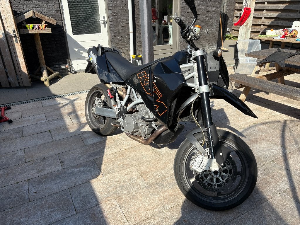 KTM 950 SM Supermoto, Motoren, 2 cilinders, Sportuitlaat, Motorrijbewijs A, Gebruikt
