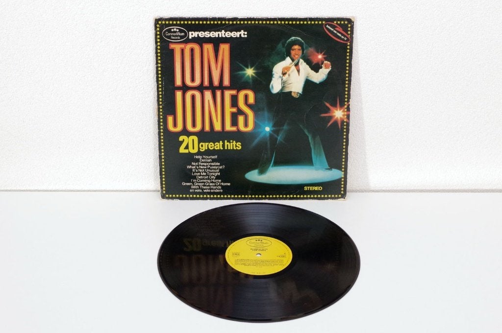 Tom Jones 20 Great Hits album LP 12'' vinyl, LP, Gebruikt, Pop, Ophalen of Verzenden