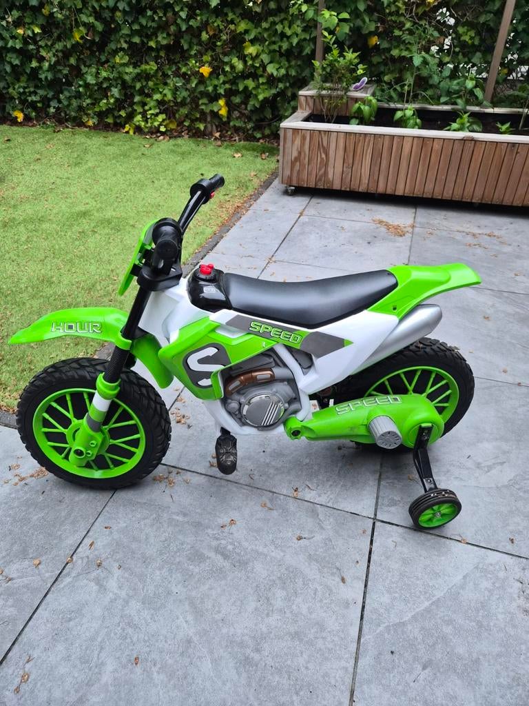 Kinder crossmotor met zijwieltjes - Zo goed als nieuw, Ophalen, Zo goed als nieuw