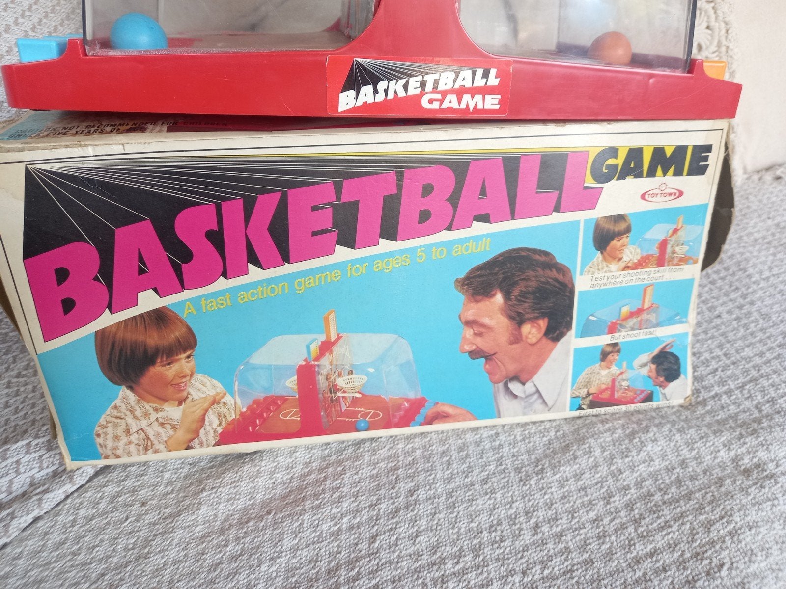 Vintage Basketball Game - Toy Town - Jaren '70, Ophalen of Verzenden