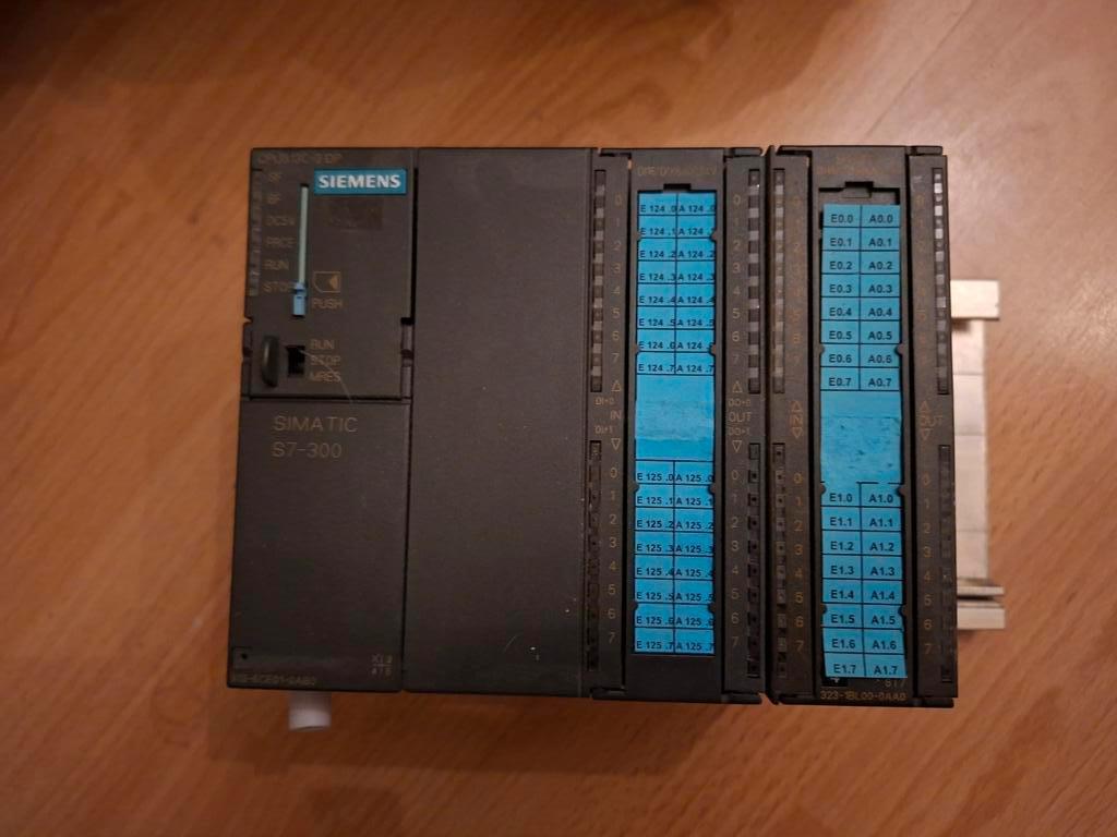 Siemens SIMATIC S7-300 PLC met CPU313C-2DP en I/O-modules, Ophalen