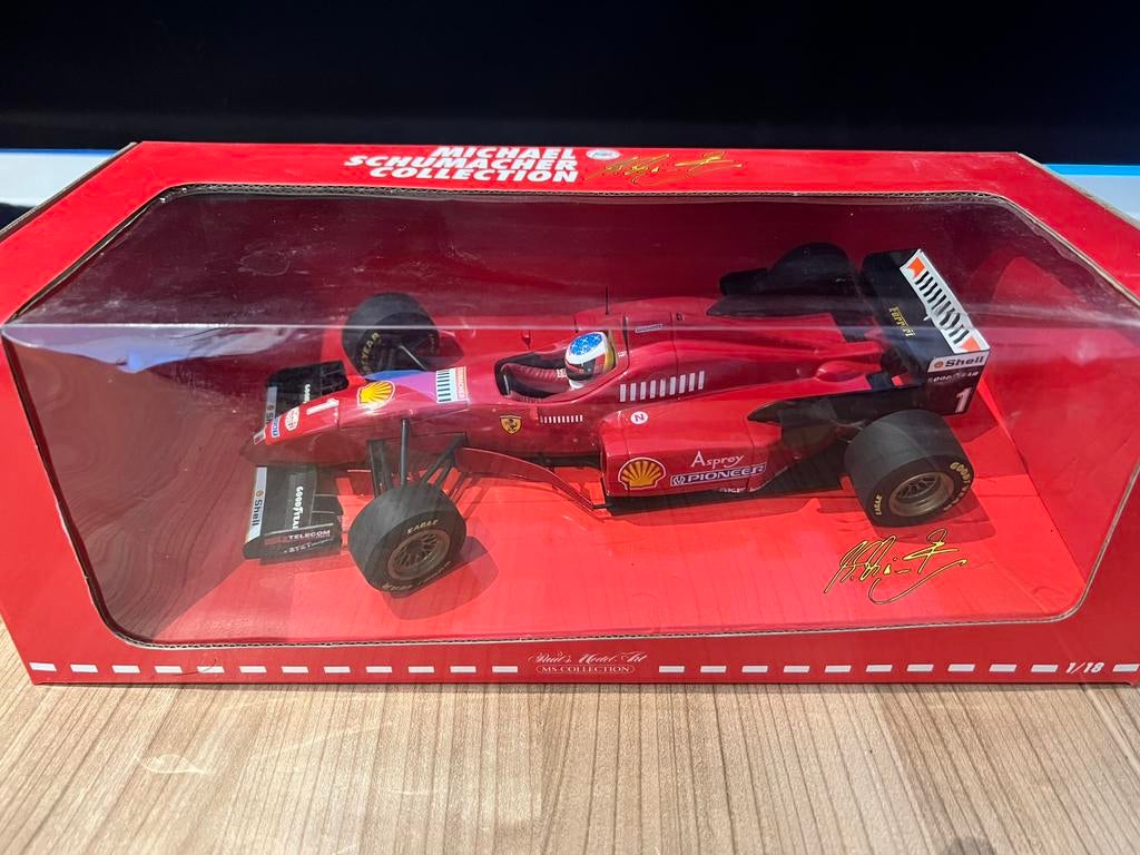 Ferrari F310 1996 M. Schumacher collection, Ophalen of Verzenden, Zo goed als nieuw, Auto, MiniChamps