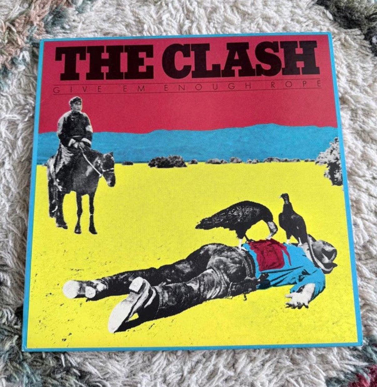 The Clash - Give Em Enough Rope lp vinyl US press, LP, Originele persing, Ophalen of Verzenden, Zo goed als nieuw