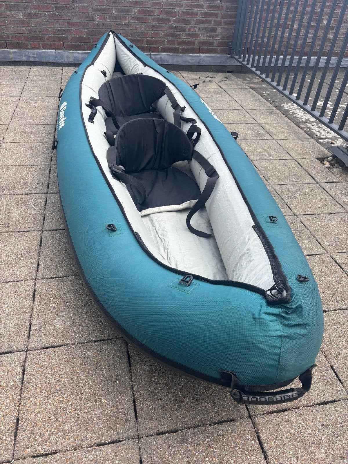 Sevylor Colorado KCC335G Opblaasbare Kajak 2-persoons, Watersport en Boten, Kano's, Ophalen, Zo goed als nieuw