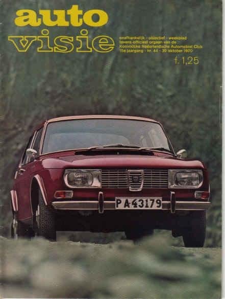Autovisie 44 1970 : Austin Mini Clubman - Lombardi 850, Ophalen of Verzenden, Gelezen, Algemeen