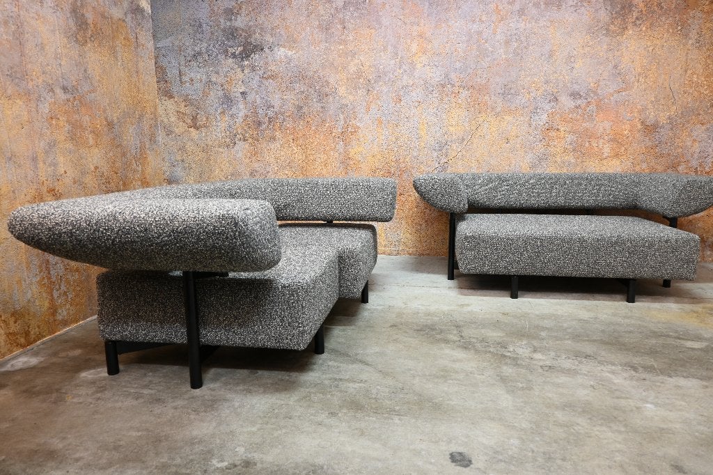 Refurbished COR ARTHE set 2 fauteuils/chaises longues, Cor, Cor, 300 cm of meer, 75 tot 100 cm