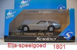 Modelauto Solido 1:43 MASERATI Indy (1970) 1801, Ophalen of Verzenden, Nieuw, Auto, Solido