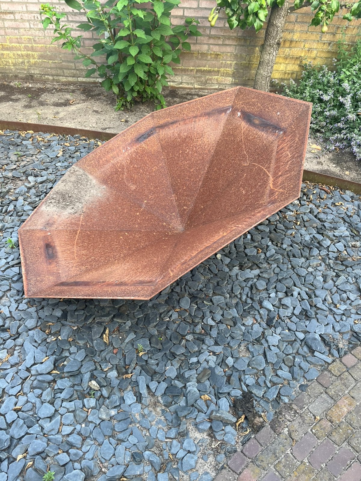 Cortenstaal dak van voliere tuin, Dieren en Toebehoren, Vogels | Hokken en Kooien, Ophalen, Overige materialen, Overige typen