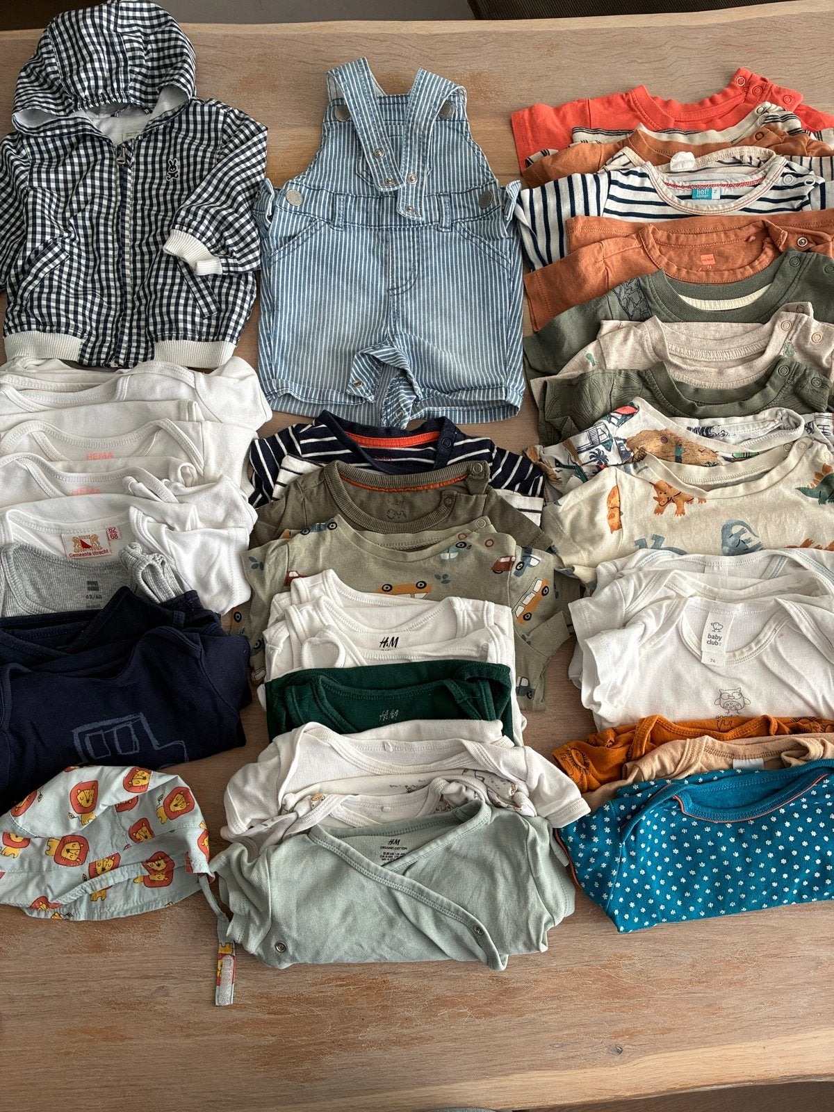 Babykleding pakket maat 62/68 en 74 lente/zomer, Ophalen of Verzenden, Gebruikt, Overige maten