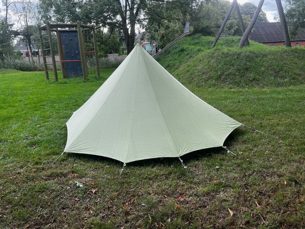 Lichtgewicht katoenen tent vintage., Ophalen of Verzenden, Gebruikt, Tot en met 2