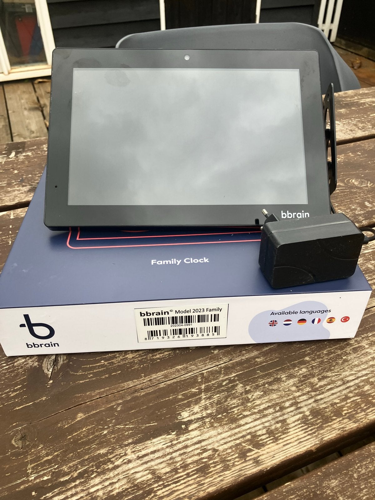 BBrain Family Klok Model 2023 - Digitale Dagklok, Huis en Inrichting, Overige typen, Ophalen of Verzenden, Zo goed als nieuw, Analoog en Digitaal