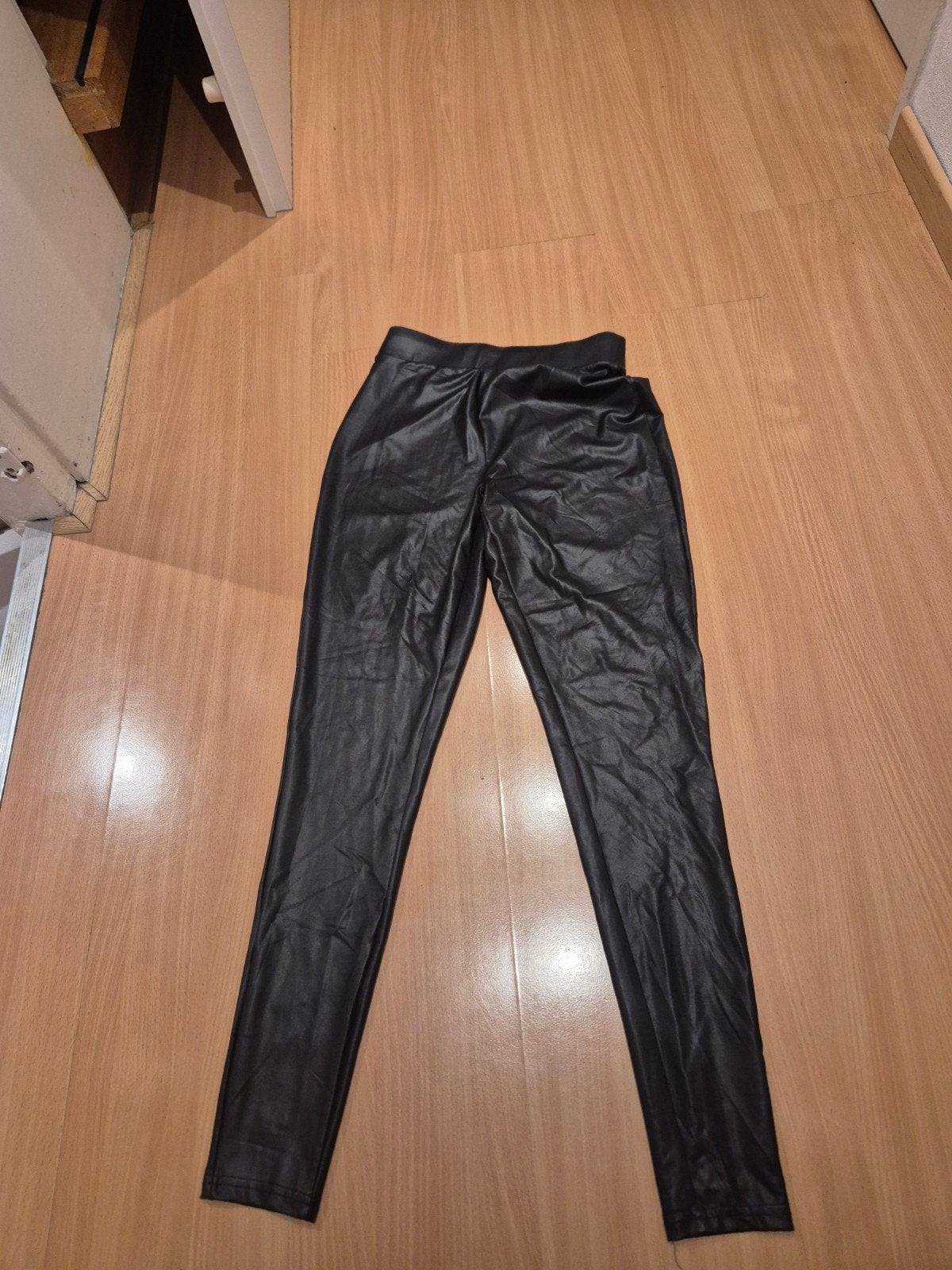 Zwarte Only imitatie leren legging, Kleding | Dames, Leggings, Maillots en Panty's, Legging, Only, Zwart, Ophalen of Verzenden