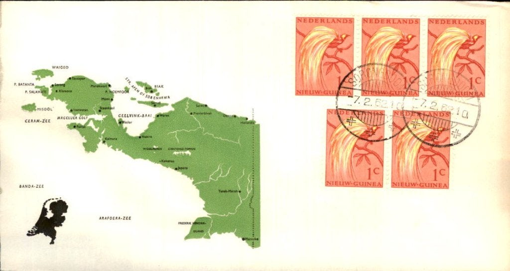Nieuw Guinea - Stempel Sorongdoom - 1961, Verzenden, Envelop
