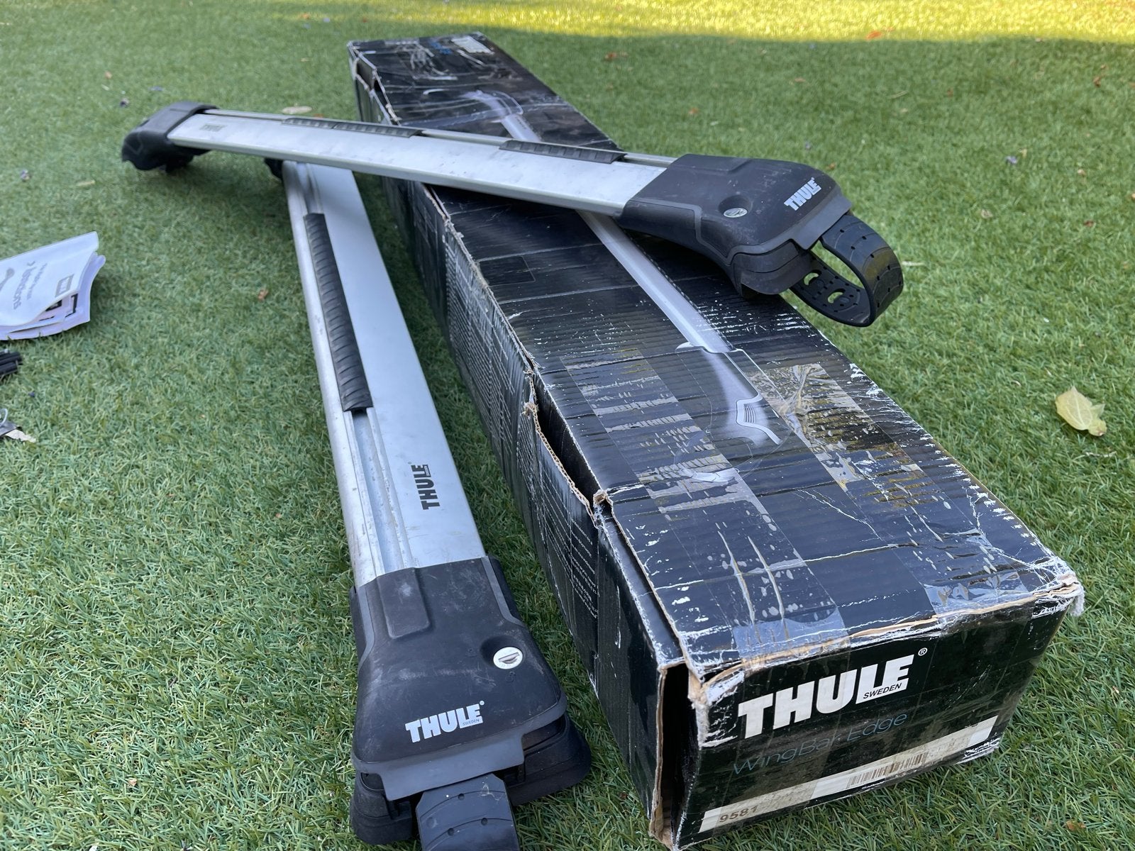 Thule WingBar Edge 958X dakdragers voor montage op dakrails, Ophalen, Gebruikt