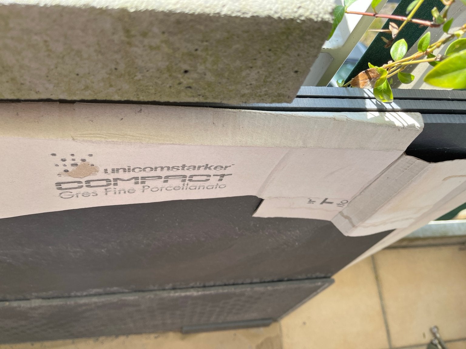 Restpartij keramische vloertegels antraciet, Doe-het-zelf en Verbouw, Tegels, Ophalen, 60 cm of meer, Nieuw, Minder dan 5 m²
