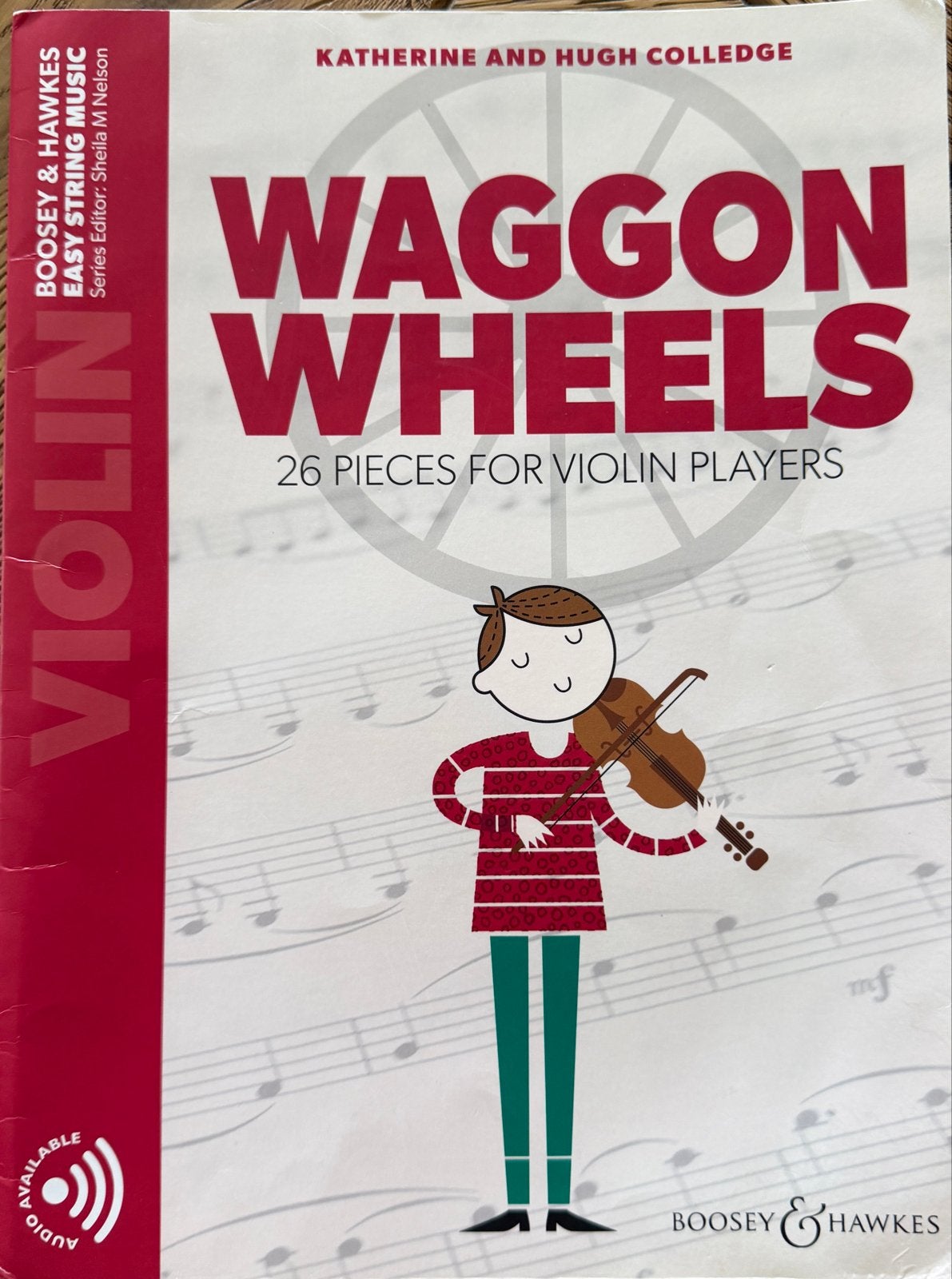 Bladmuziek Viool: Waggon Wheels - Katherine & Hugh Colledge, Muziek en Instrumenten, Bladmuziek, Gebruikt, Klassiek, Les of Cursus