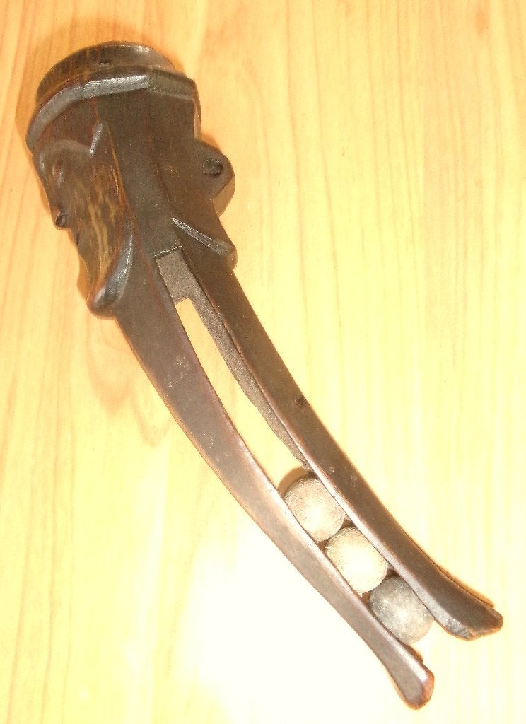 Batak kogelhouder met kogels          //no keris / kris, Antiek en Kunst, 16 cm, Indonesië, Wapen, Gesneden
