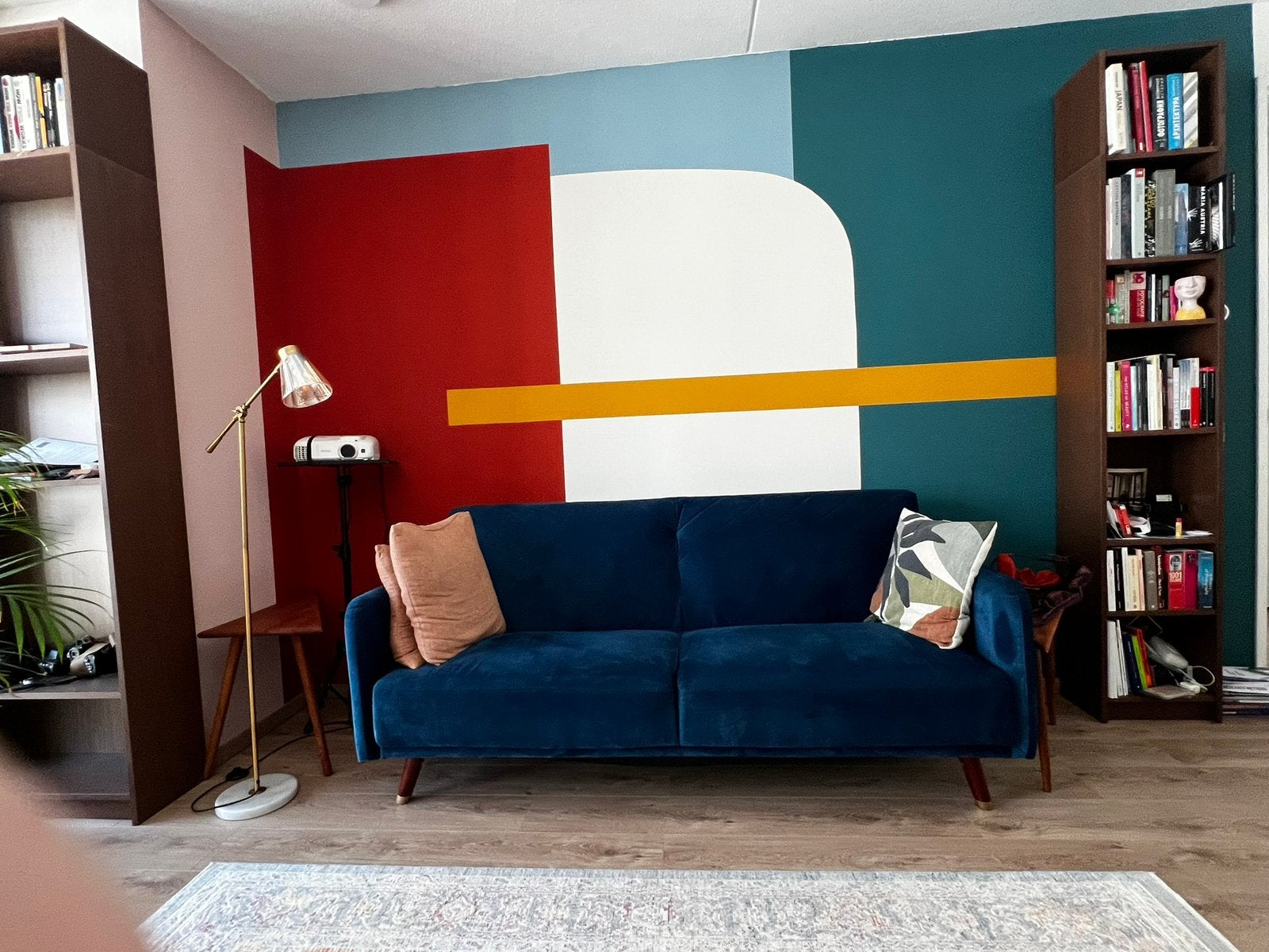Dark blue sofa-bed, Ophalen, Gebruikt, Minder dan 75 cm, 150 tot 200 cm