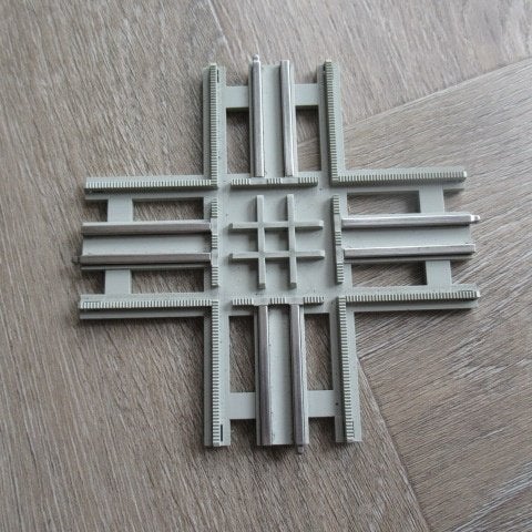 lego 12V kruising / kruispunt voor lego trein 7857/7745, Ophalen of Verzenden, Gebruikt, Lego