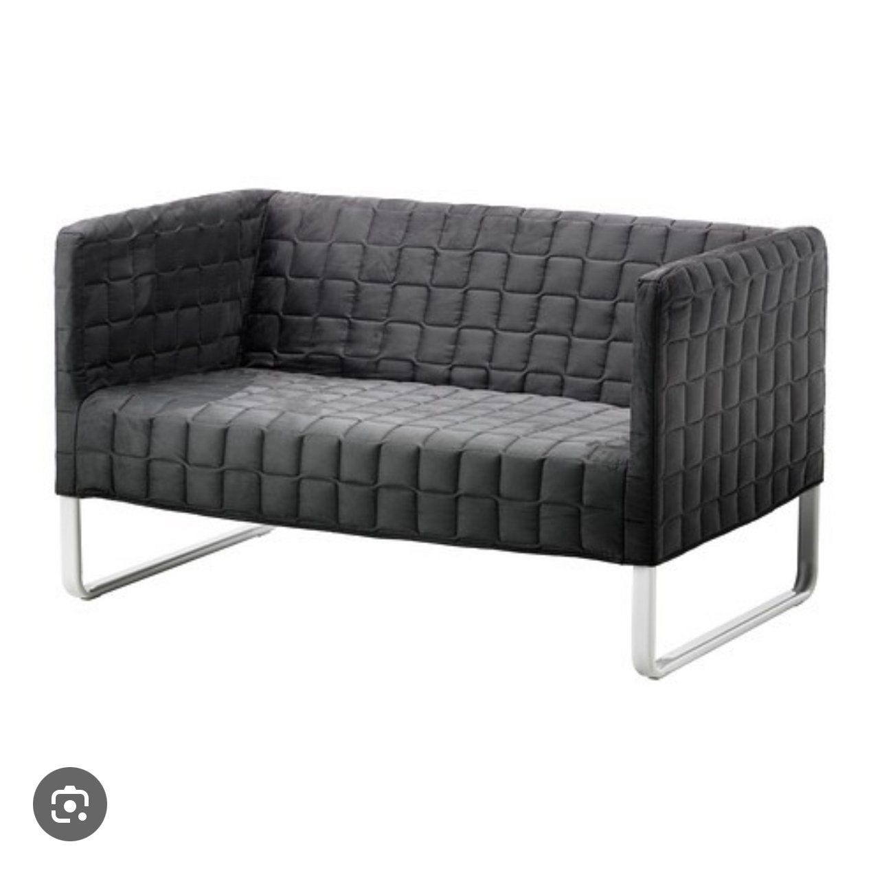 Ikea Knopparp tweepersoonsbank, Ophalen, 150 tot 200 cm, Tweepersoons, 75 tot 100 cm