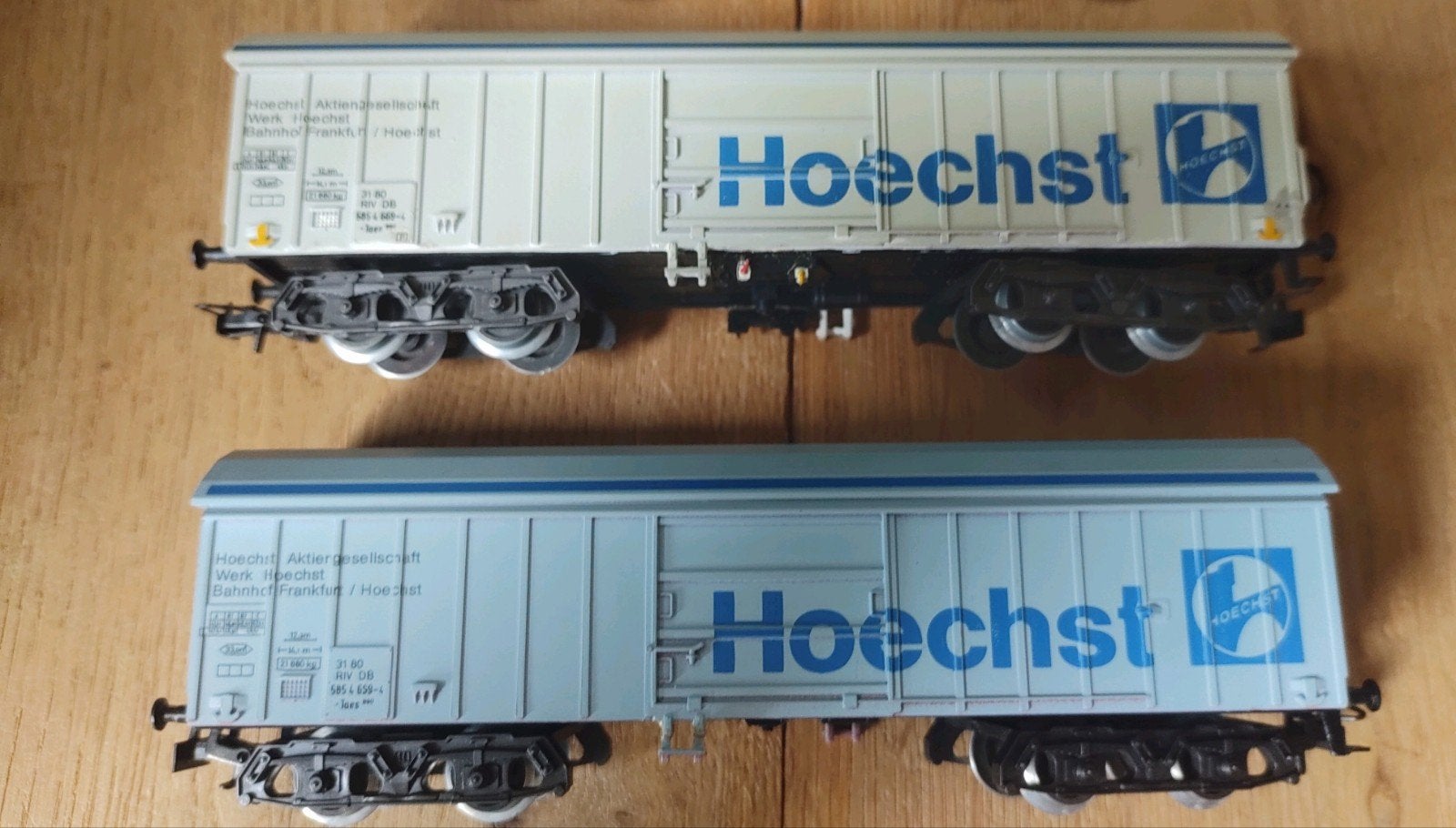 Marklin Hoechst gesloten goederwagon, Hobby en Vrije tijd, Modeltreinen | H0, Wisselstroom, Gebruikt, Wagon, Ophalen of Verzenden