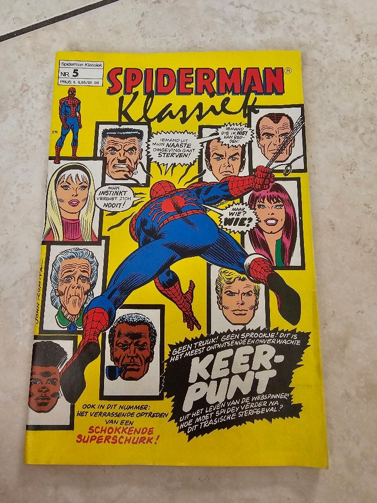 Spiderman klassiek nr 5, Boeken, Eén comic, Ophalen of Verzenden, Zo goed als nieuw, Europa