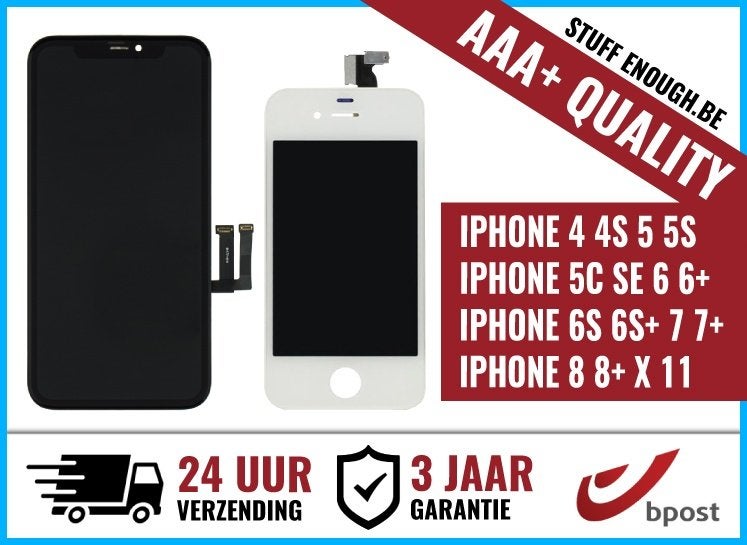 iPhone Scherm Touchscreen Reparatie 5 6 7 8 X 11 12 13 14 15, Verzenden, Nieuw, Overige typen, Apple